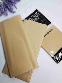 Бумага тишью 50*66см, 10листов (натуральный)